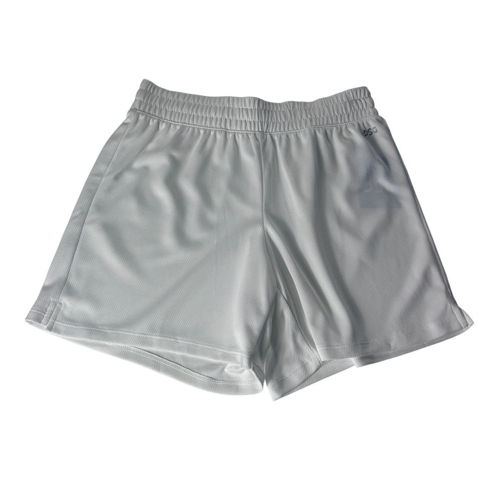 DSG Girls Large (14) Mesh Shorts Pure White Mid-Rise Relaxed Fit CKP4083CN NWT
